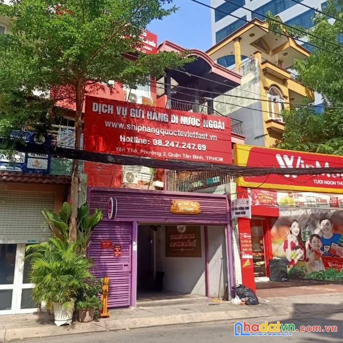 Nhà mặt tiền đường yên thế. p2. quận tân bình