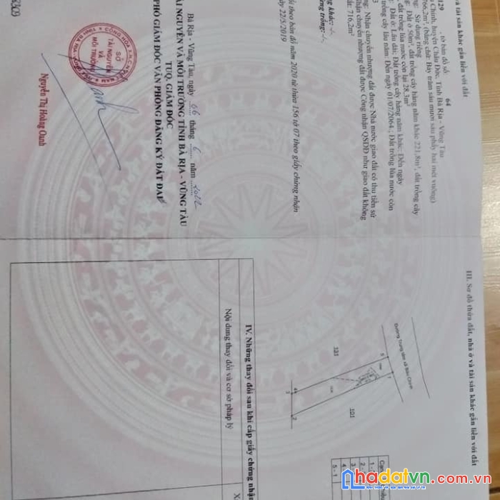 Chính chủ bán đất trục đường chính láng lớn _ bàu chinh_huyện châu đức, tỉnh bà rịa vũng tàu