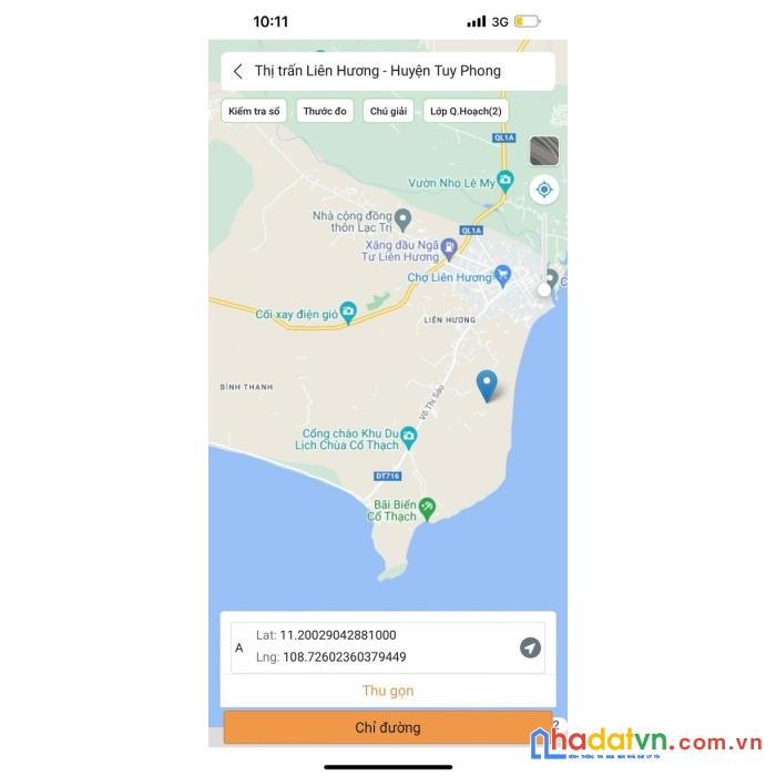 Đất đẹp – giá đầu tư có 1 không 2 tại  thị trấn liên hương, tuy phong