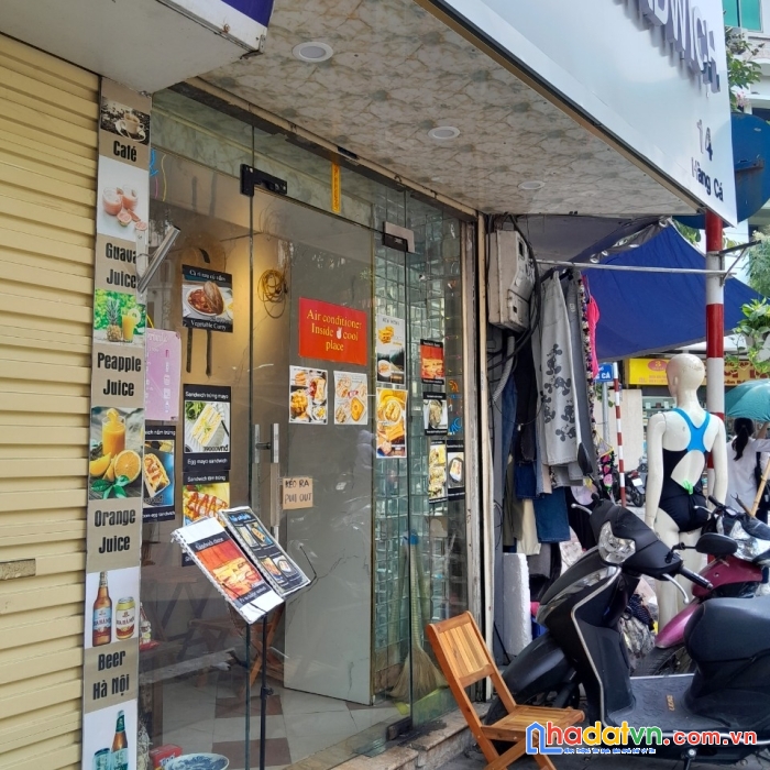 Sang nhượng mặt bằng hiện tại tại 14 hàng cá hoàn kiếm hà nội