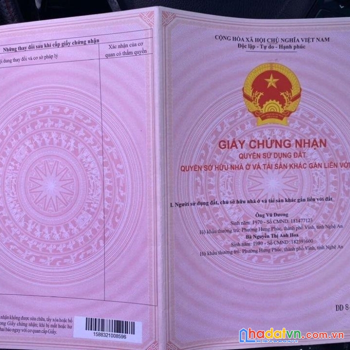 Cần bán gấp lô đất đẹp gía đầu tư tại xã hoằng phú, huyện hoằng hóa ,tỉnh thanh hóa