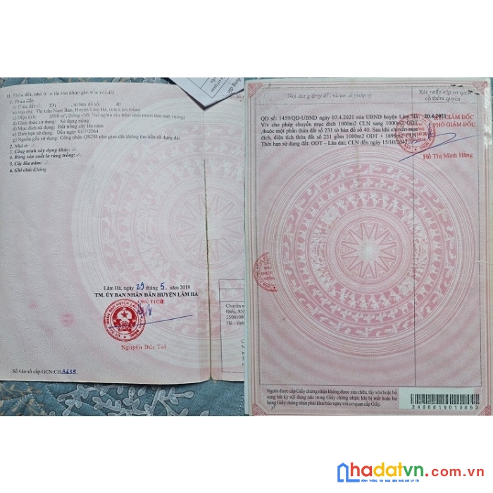 Sở hữu ngay lô đất đẹp vị trí đắc địa tại tt nam ban, huyện lâm hà, lâm đồng