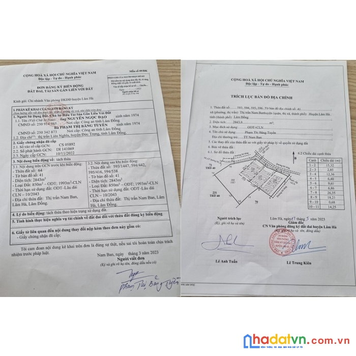 Sở hữu ngay lô đất đẹp vị trí đắc địa tại tt nam ban, huyện lâm hà, lâm đồng