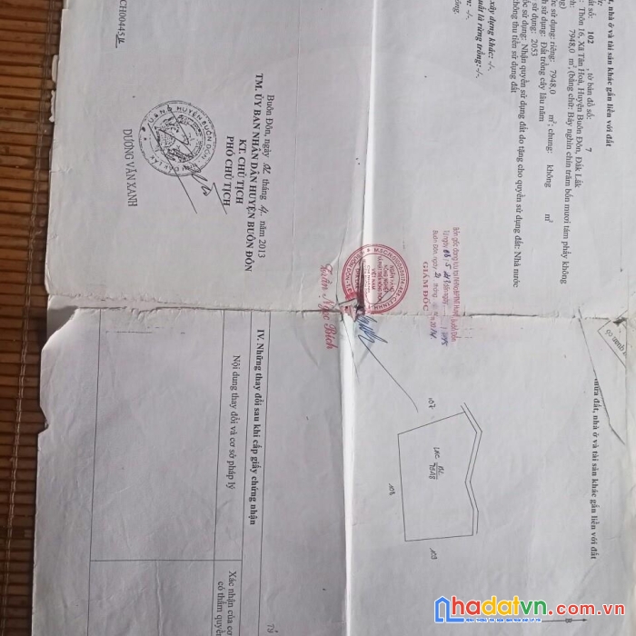 Sở hữu ngay lô đất đẹp vị trí đắc địa tại xã tân hòa buôn đôn , đắk lắk