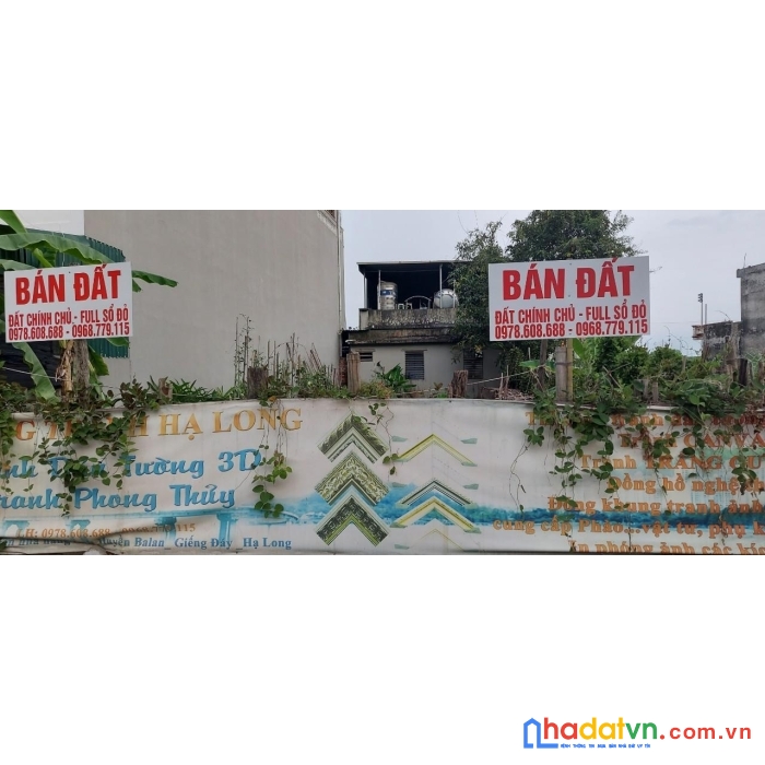 Sở hữu ngay lô đất full thổ cư vị trí mặt tiền tại hùng thắng- hạ long