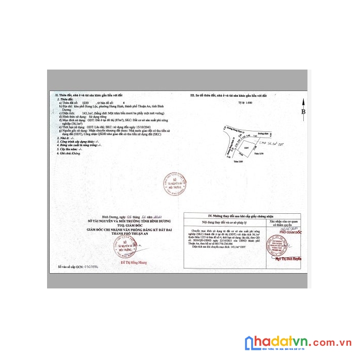 Bán nhà 2 mt , 100 % thổ cư diện tích 143m2 hưng lộc, hưng định, tp. thuận an, bình dương