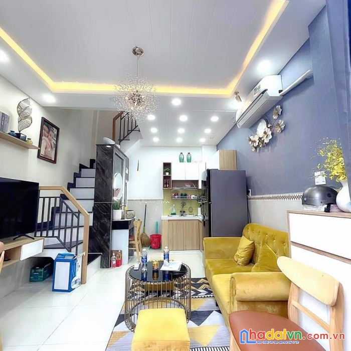 Tt gò vấp - quang trung  - hẻm thông - gần mặt tiền - sổ vuông vức - dtsd 60m2 - 3l - 2pn - tặng