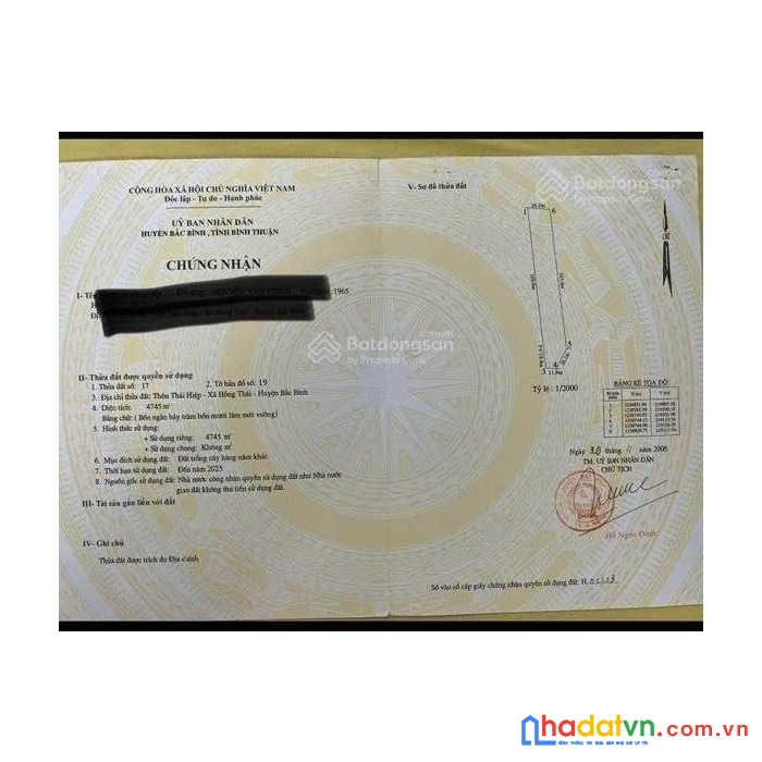 Cần bán miếng đất trồng cây hàng năm, 4745m2, cách đường liên xã 250m