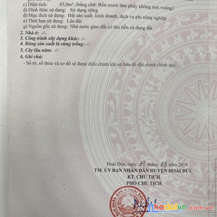 Đất dịch vụ mặt tiền tại phú vinh, xã an khánh, huyện hoài đức, tp hà nội