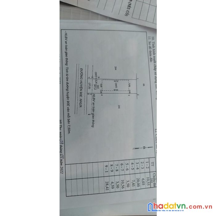Chính chủ bán lô đất mặt tiền huyện lộ 90e thuộc tp mỹ tho - tiền giang