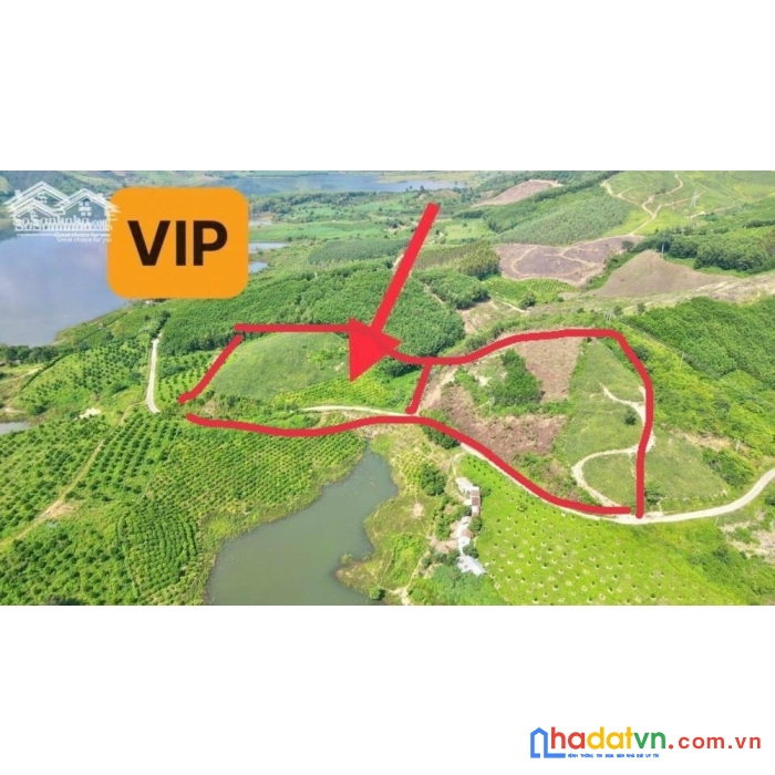 Sở hữu ngay lô đất mặt tiền đường nhựa tại kbang - gia lai view hồ lớn kanak