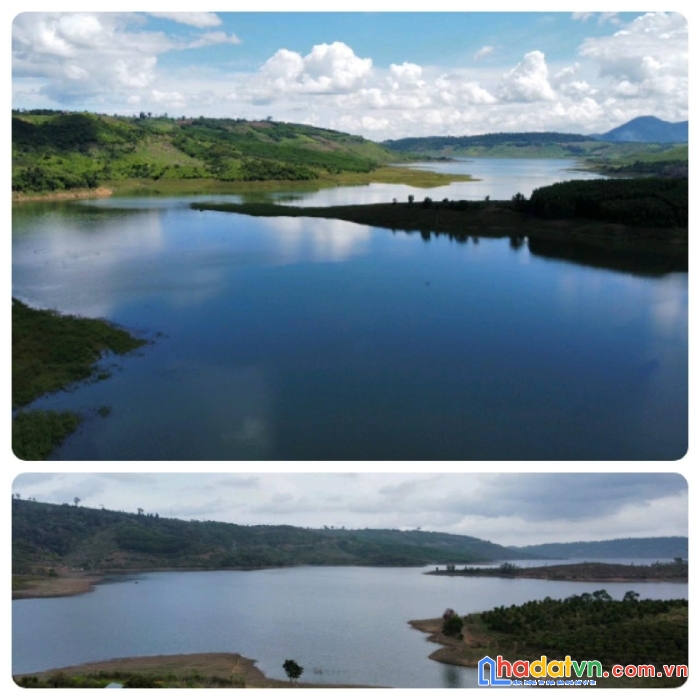 Sở hữu ngay lô đất mặt tiền đường nhựa tại kbang - gia lai view hồ lớn kanak