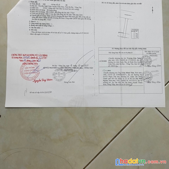 Bán gấp lô đất mặt tiền đường nhựa vị trí đẹp dành cho nhà đầu tư