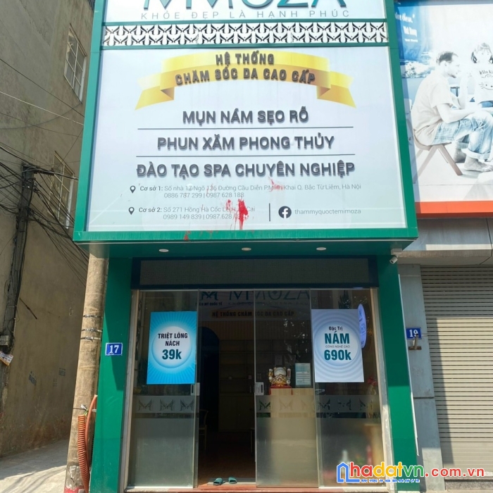 Cho thuê cửa hàng kinh doanh ở nguyên xá - gần đh công nghiệp hà nội