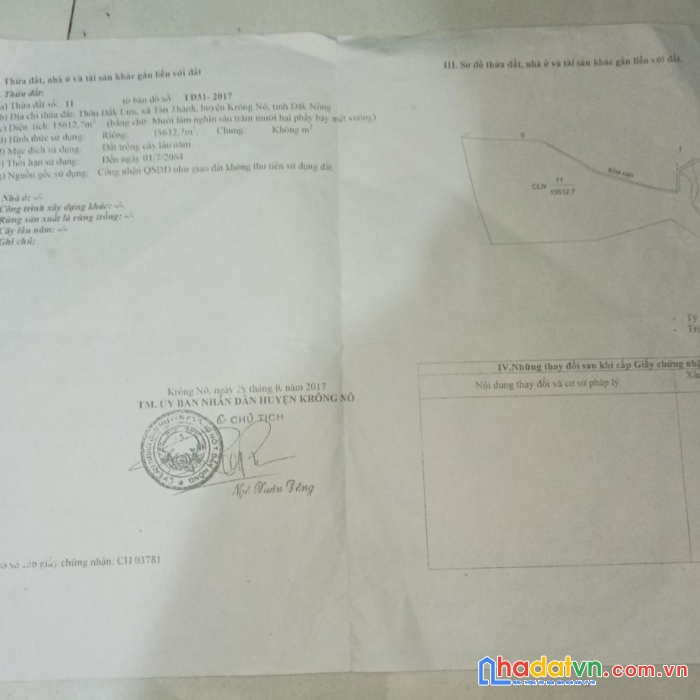 Sở hữu ngay lô đất vị trí đắc địa tại xã tân thành huyện krông nô tỉnh đắk nông