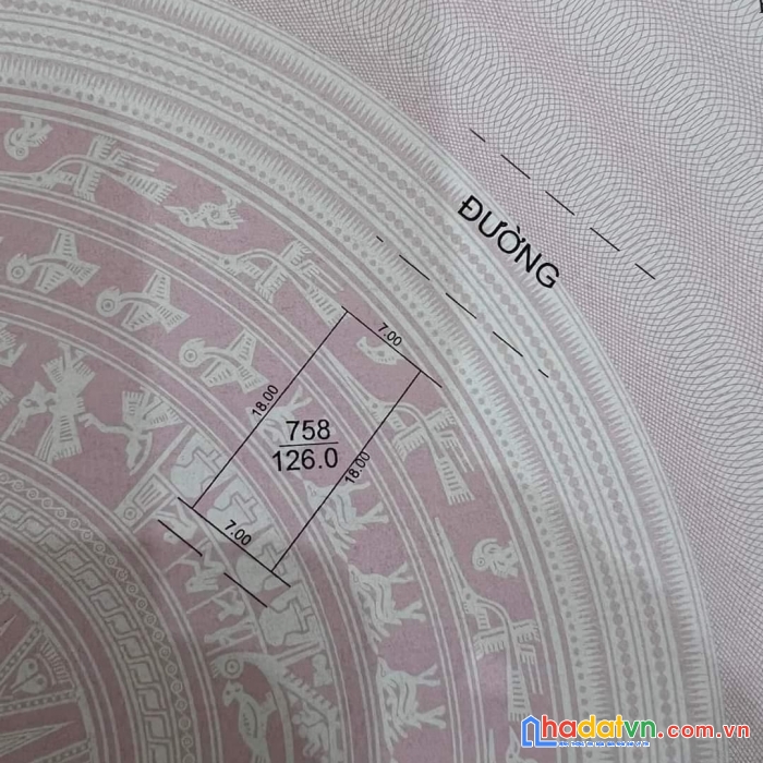 Đất tân luận- tt vôi- lạng giang mặt đường 18m