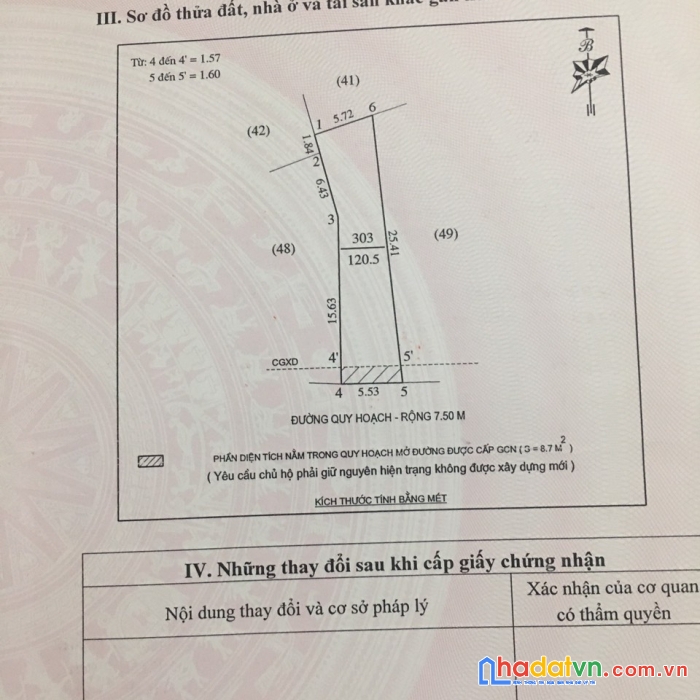 Đất 120m2 có ốt cho thuê mặt đường phùng phúc kiều - p. lê mao
