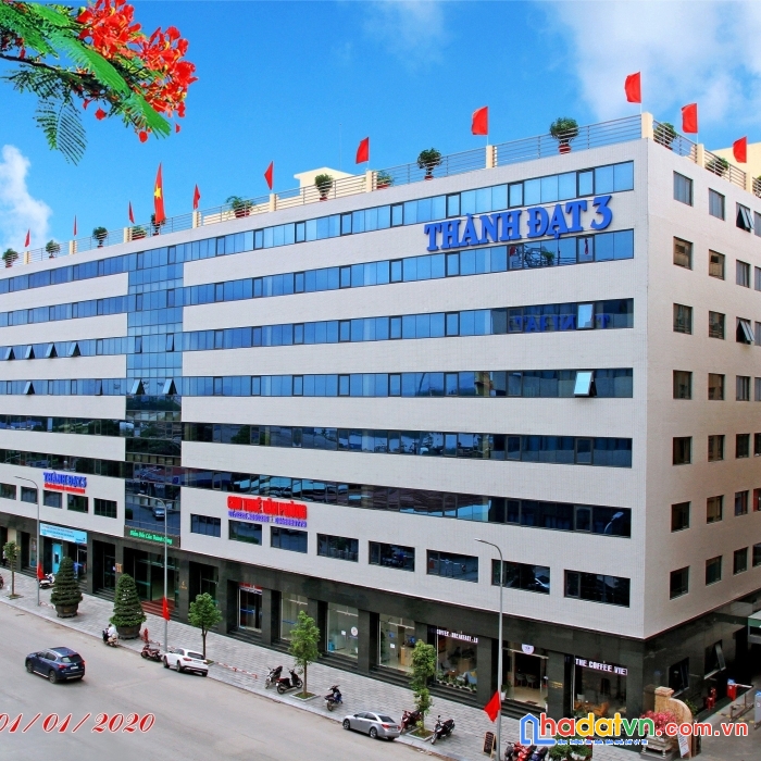 Cho thuê mặt bằng tòa nhà thành đạt 3 dt từ 36-50-100-150-200-250m2...