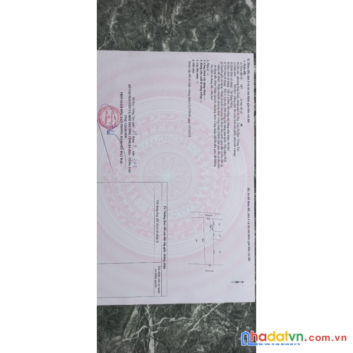 Duy nhất cơ hội sở hữu lô đất mặt tiền tại phường kim dinh, tp bà rịa