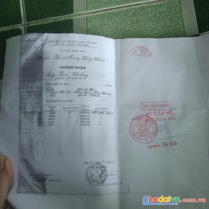 “sở hữu ngay lô đất lúa” vị trí đắc địa tại  xã thành hải phan rang- tháp chàm ninh thuận