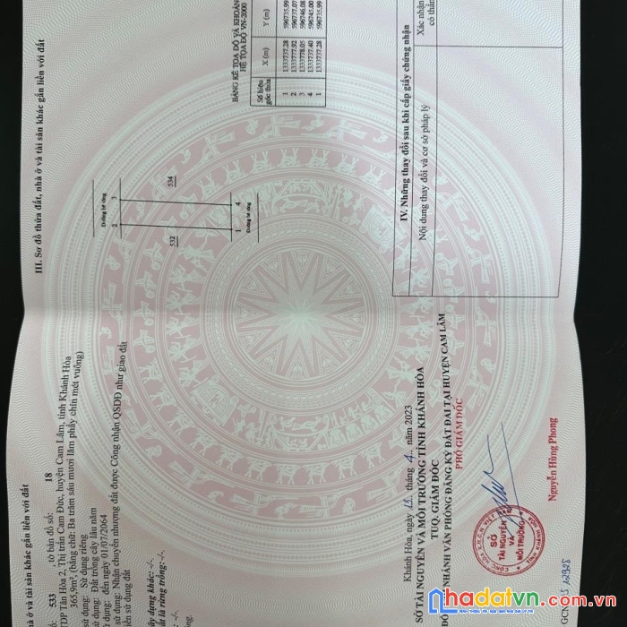 Sở hữu ngay lô đất vị trí đắc địa tại thị trấn cam đức, cam lâm, khánh hòa