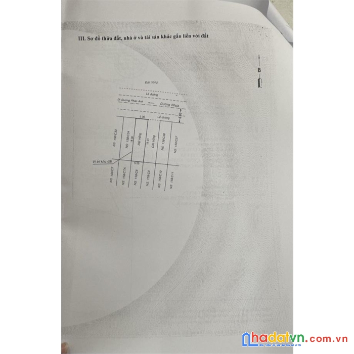 Đối diện công viên, đường 12m thông tô hiệu-phan anh. dt 5x19. giá 9 tỷ tl