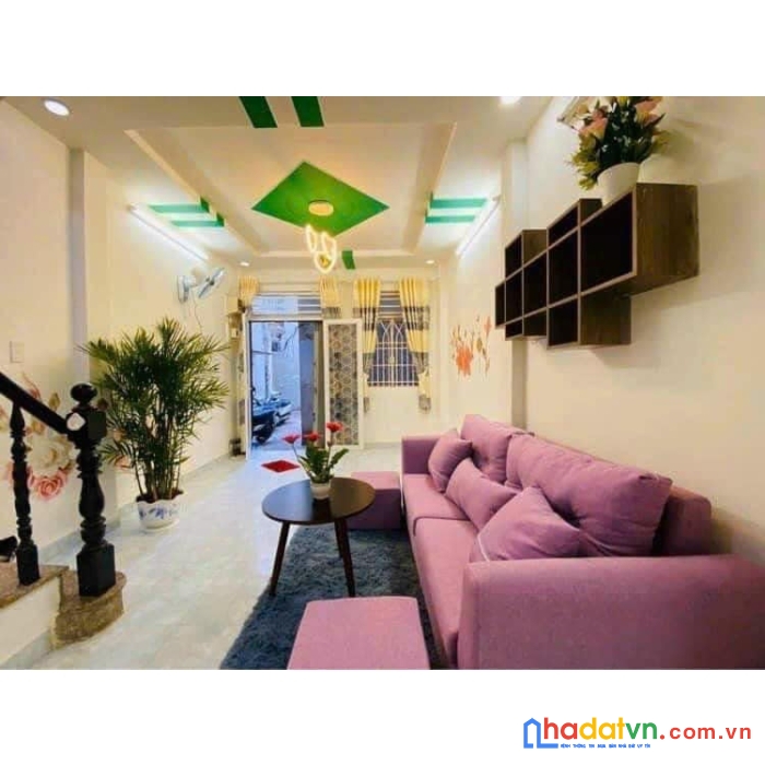 Gò vấp huỳnh khương an sát bình thạnh - 3 tầng btct - nở hậu - 25m2 -dh công nghiệp -chợ gò vấp