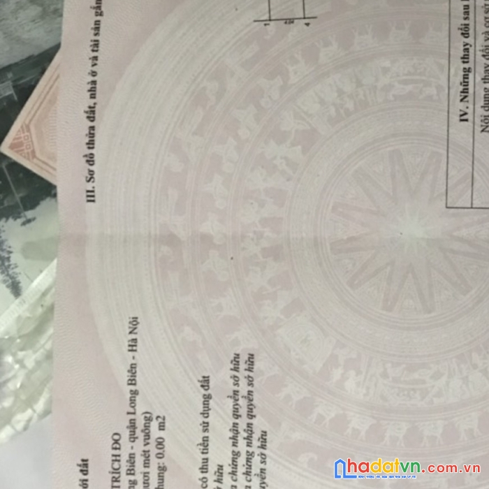 Chính chủ bán 40m2 đất ô số 4lk-n03-d5 kđt tái định cư p.giang biên, long biên, hn