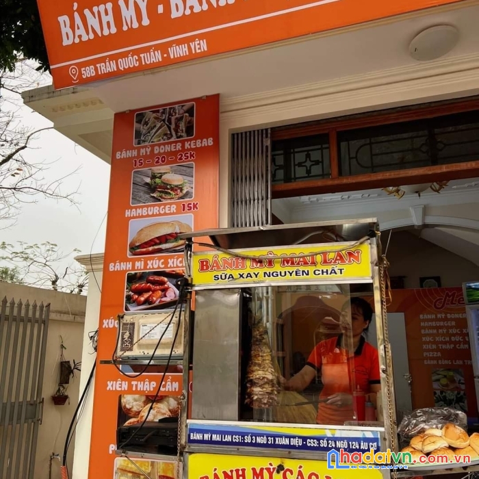 Mình chính chủ cần sang nhượng 2 cửa hàng bánh mỳ mai lan tại 58b trần quốc tuấn và 22 nguyễn văn