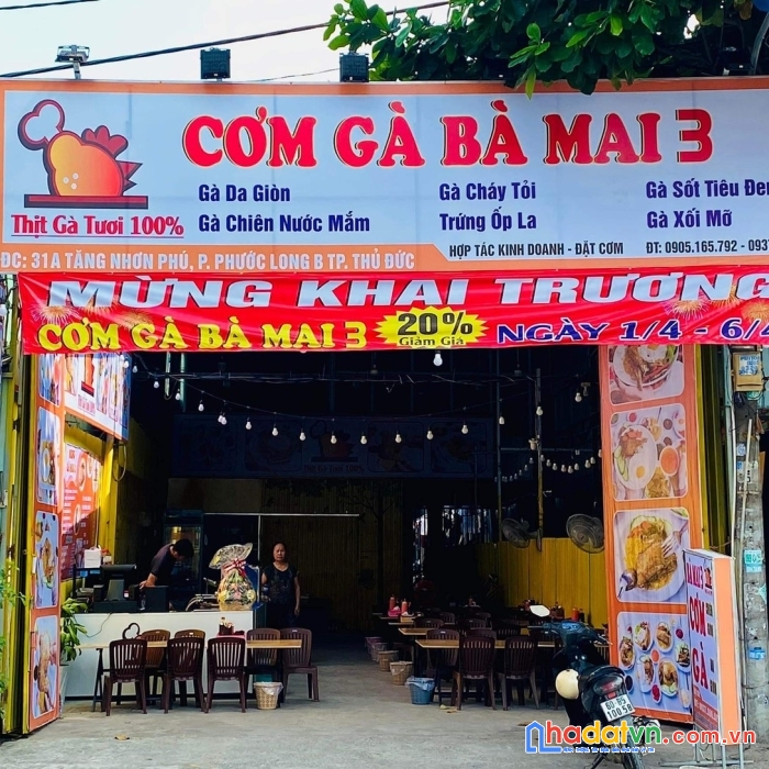 Sang mặt bằng hoặc sang quán mb đẹp đường lớn sầm uất , 31a tăng nhơn phú, f. phước long b , quận