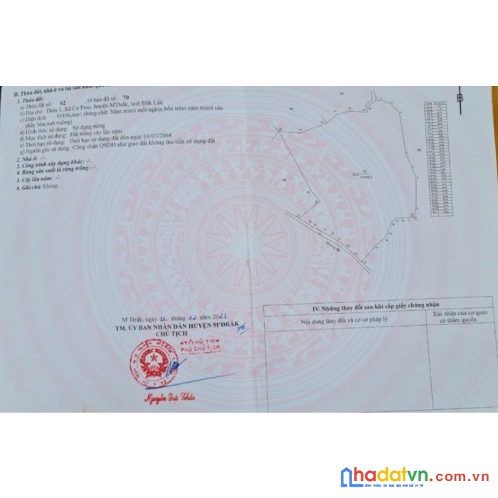 Bán 5,1ha đất tại đường tỉnh lộ 693, xã cư prao, m'đrăk, đắk lắk