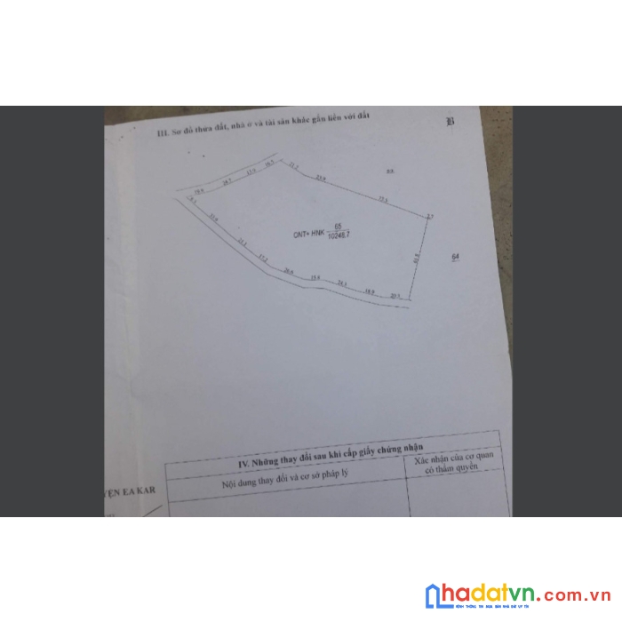 Bán lô đất 1.7ha có 400m thổ cư tại xã ea sô, huyện ea kar, đắk lắk