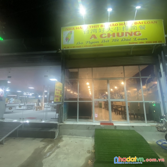 Cần sang lại mặt bằng, đường da1-2 mỹ phước 2 bến cát bình dương