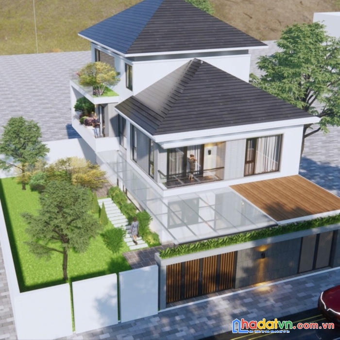 Bán căn biệt thự 350m2 trung tâm phường lê lợi, tp vinh (còn mới)