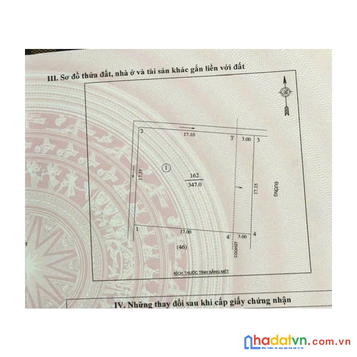 Bán căn biệt thự 350m2 trung tâm phường lê lợi, tp vinh (còn mới)