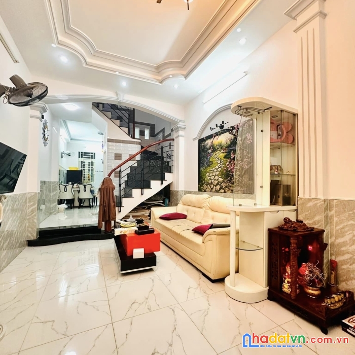 Hiếm. nhà đẹp 4 tầng gần mt nguyễn đình chiểu, pn, sổ vuông, khu dân trí, 53m2 nhỉnh 8 tỷ