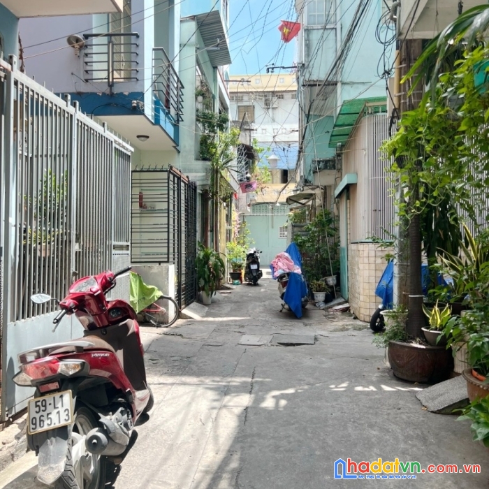 Nhà góc 4 tầng hẻm 383 đường bà hạt p4q10 -  giá : 6.4 tỷ