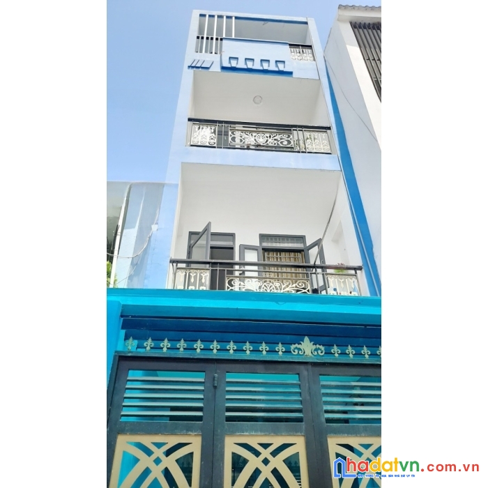 Nhà 4 tầng hẻm ô tô đường dương bá trạc p1q8. giá 7,68 tỷ tl