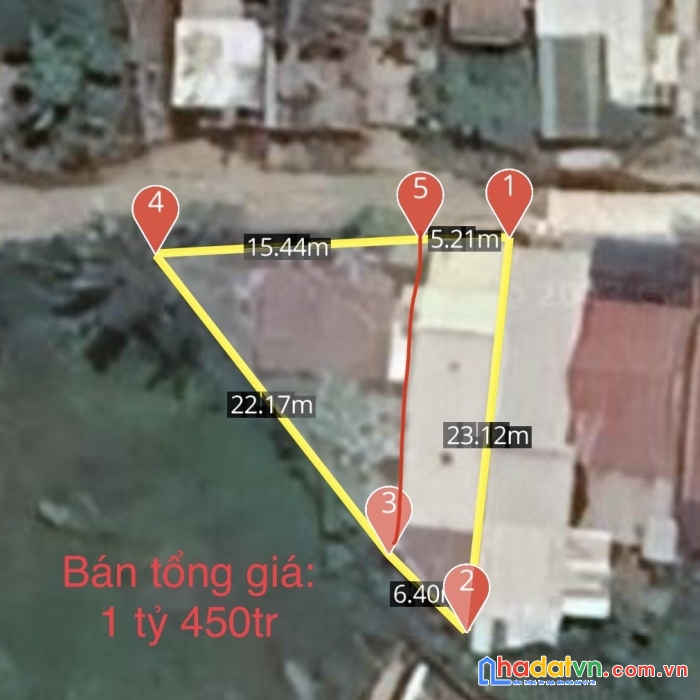 Bán đất 400tr - nhà 1 tỷ 50tr ở đất lành, vĩnh thái