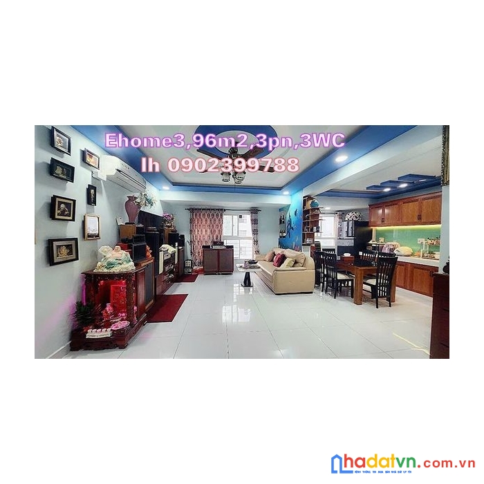 Căn hộ 100m2, 2 pn quận bình tân, đẹp lung linh, đủ tiện tích chỉ 2.x tỷ -0902399788