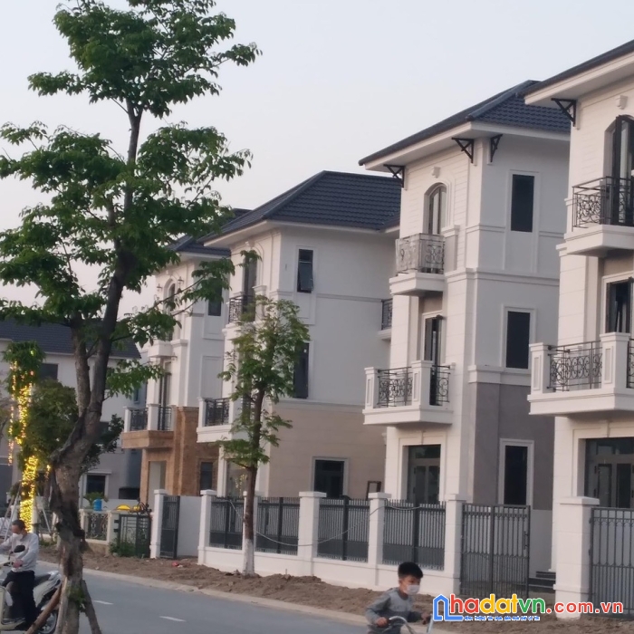 Bán căn biệt thự song lập 135m2 hướng nam, cạnh căn góc