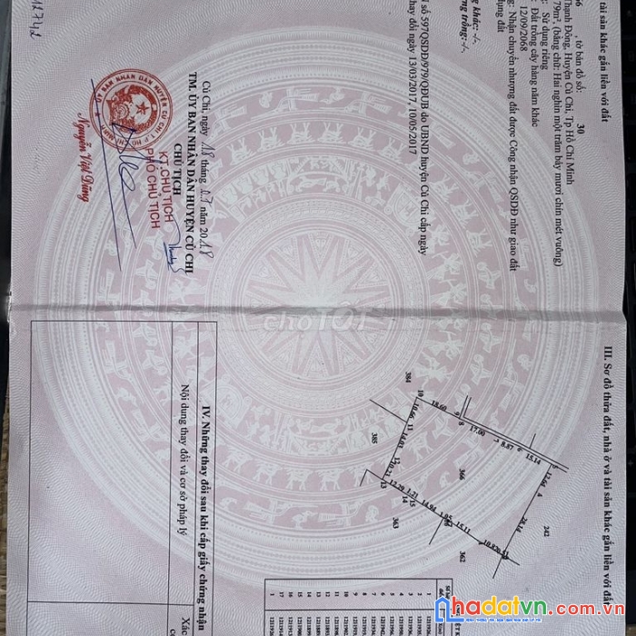 Bán đất đường 301 - nguyễn kim cương,xã tân thạnh đông - củ chi - tp.hcm