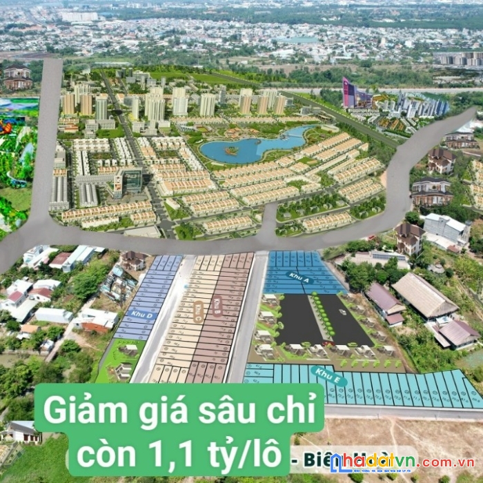 Cần bán gấp lô đất tp biên hòa, đường nhựa, full thổ cư