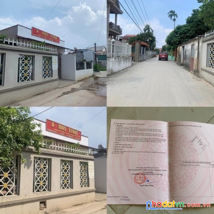 Chính chủ cần bán gấp đất tặng nhà và quán tại thôn hồng giang,  xã đức giang, huyện yên dũng,