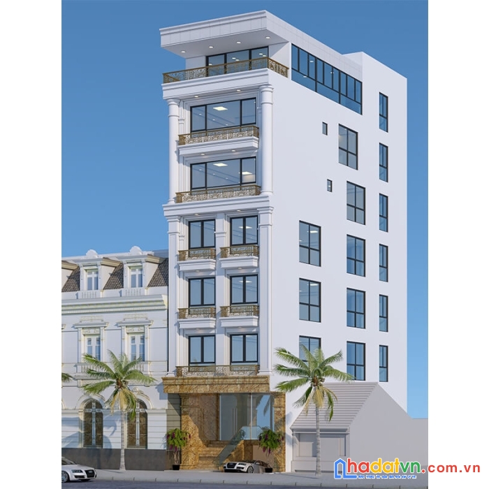 Bán gấp tòa nhà văn phòng xây mới 8 tầng kdt yên hòa.view công viên.dt 100m2. giá 39 tỷ
