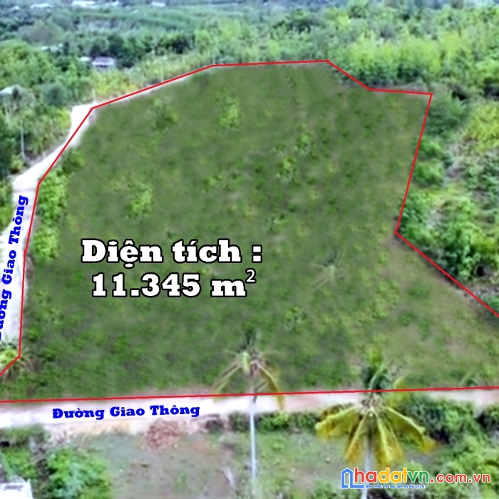 Cần bán 11.3450 m² đất vườn, 2 mặt tiền, cách ql20 300m, ngọc định, đq, đn