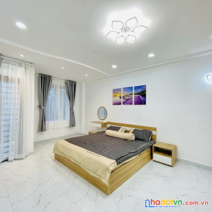 Chủ ngộp, bán nhà mới 4 tầng, ngang 4m hẻm thông lê văn sỹ, ful nội thất, sổ a4, 3pn, 6.1 tỷ 