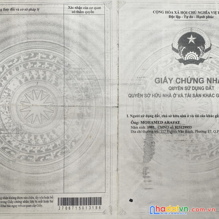 Cần bán gấp nhà duy tân 101/18, đã lên hồ sơ vay 2 tỷ, giá bán 3 tỷ, có thương lượng
