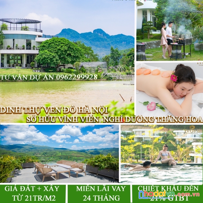 Ưu đãi khủng dinh thự nghỉ dưỡng ivory lương sơn hoà bình