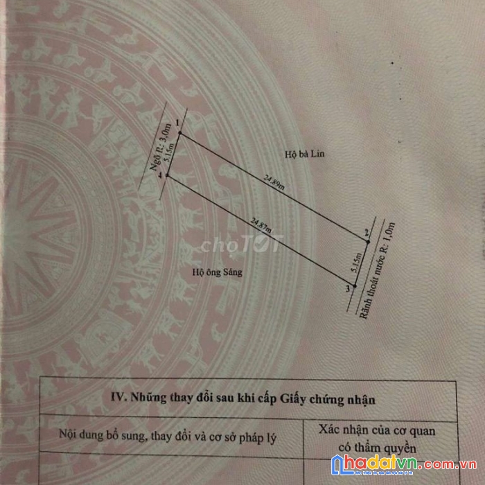 Chính chủ cần bán gấp lô đất ở thôn 9 kỳ sơn, thủy nguyên, hải phòng.